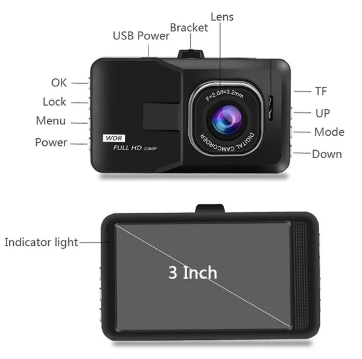 1080p Car Dash Camera